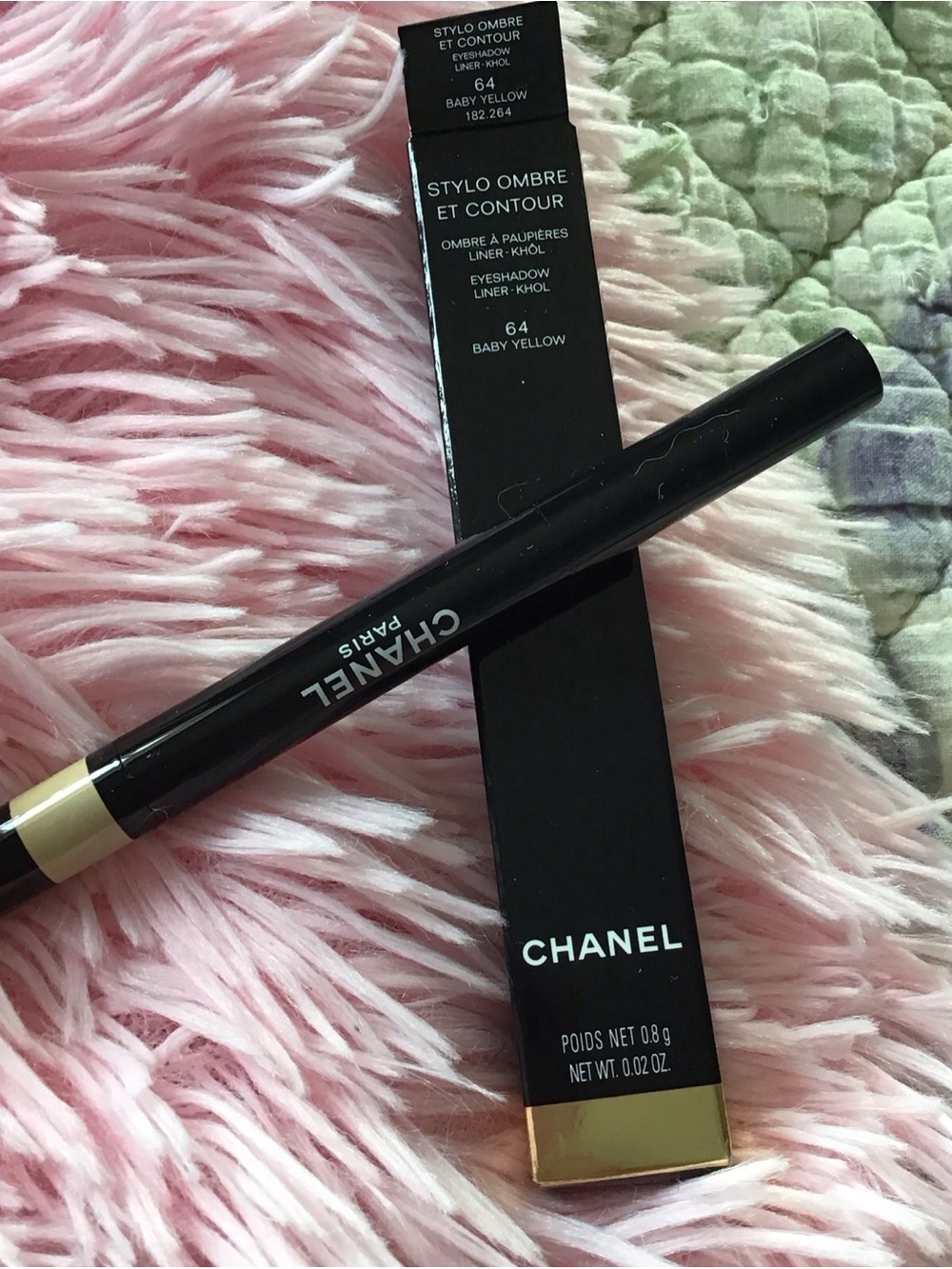 New CHANEL Stylo Ombre et Contour Limited Baby Yellow #64 Eyeshadow Liner Kohl